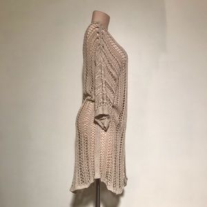 “I Would Rather be Naked” Crocheted Cardigan